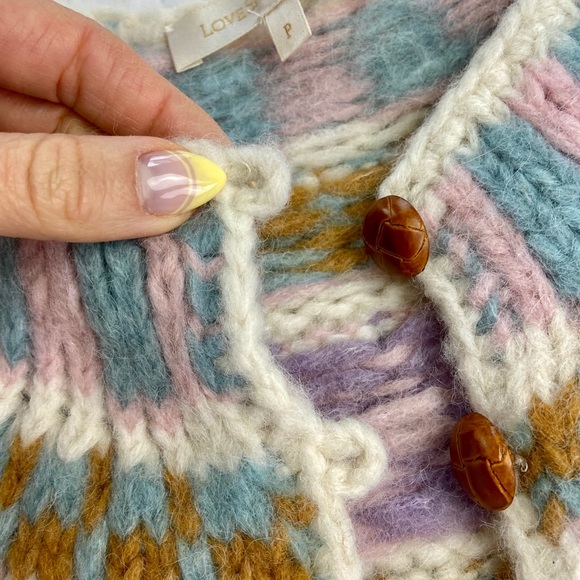 LoveShackFancy LSF Megan Crop Cardigan Sweater - Picture 9 of 12